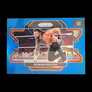 2022 Panini Prizm WWE Blue /199 Roman Reigns