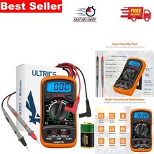 Backlit Digital Multimeter for AC/DC Voltage, Resistance, and Continuity Testing