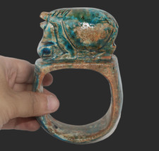 UNIQUE PHARAONIC ANCIENT EGYPTIAN Protection Bracelet for Nile Hippo Statue (BM)
