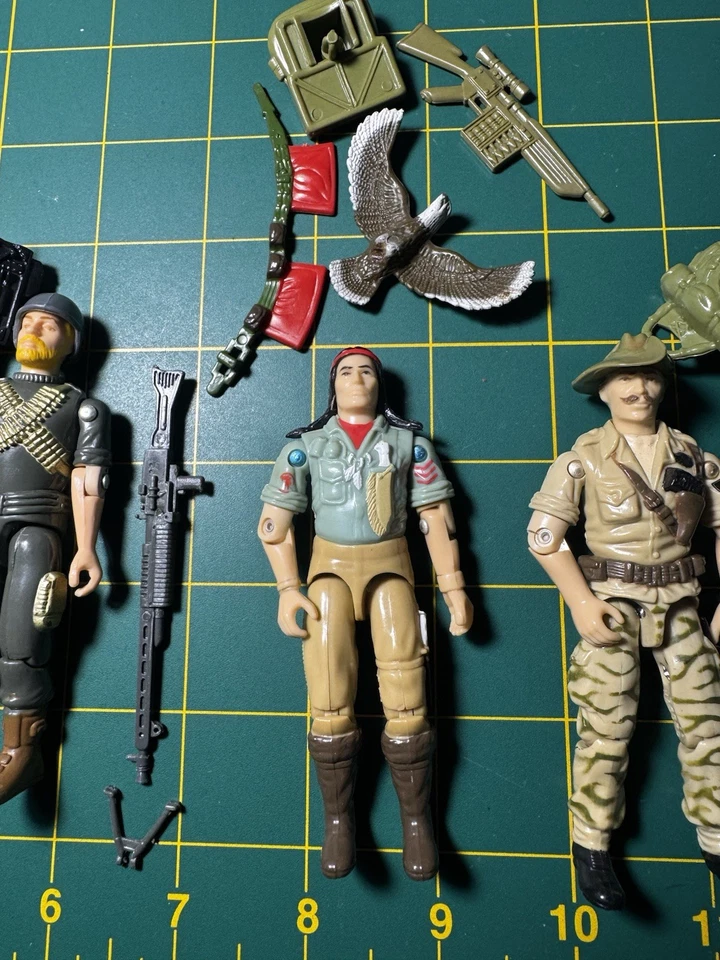 GI JOE Complete Figure Lot Rock N Roll  Spirit Beach Head Recondo - Image 4 of 4