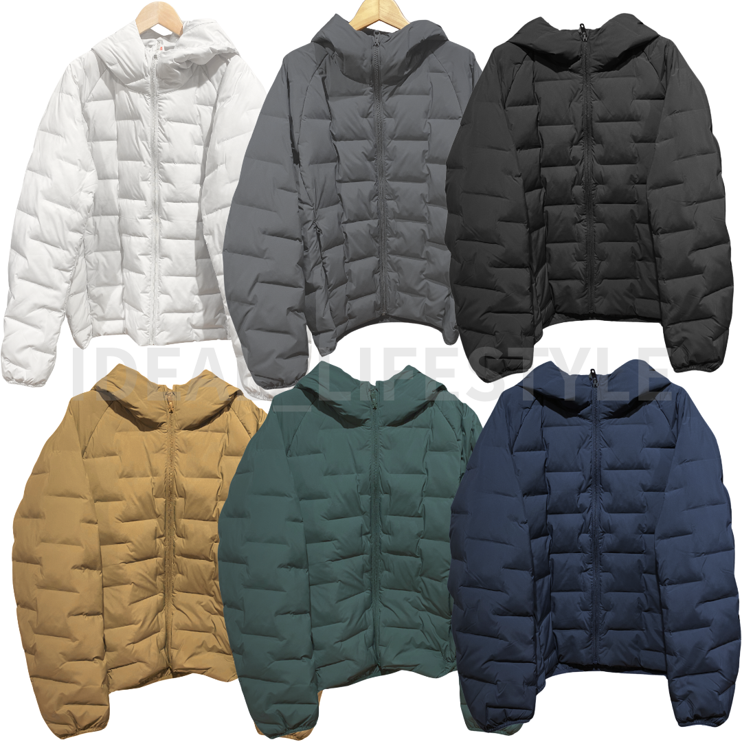 UNIQLO PUFFTECH Parka S-4XL Hooded Water-Repellent Warm