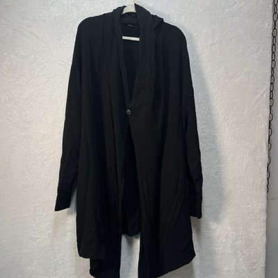 La Haine Inside Us Wool Blend Hooded Sweater Cardigan Womens S/M Italy Cozy Fall