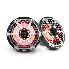 DS18 New Edition HYDRO 6.5" 2-Way Marine Speakers w/RGB LED Lighting 30 NXL-6M/B