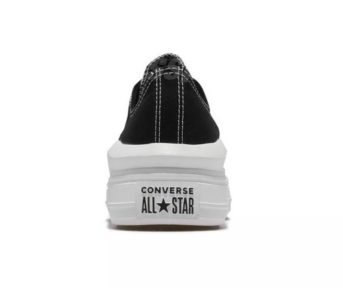 Converse Chuck Taylor All Star Move Low Black Women’s Platform Shoe New - Picture 4 of 6
