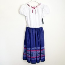 NEW Disney Parks Merchandise Encanto Luisa Dress Costume Cosplay Women  s XS 4-6