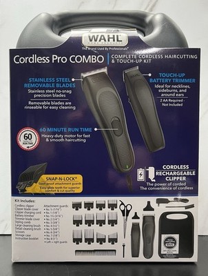 Wahl Cordless Pro Combo Clipper & Trimmer Kit 9649 NEW Sealed | eBay
