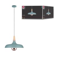 Pendelleuchte Juna E27 Max. 20W SoftgrüN, Kupfer, Holz Dimmbar Metall, Holz