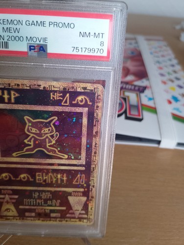 2000 Pokemon Game Promo | Ancient Mew | PSA 8 | Rare Double Swirl 🌀🌀 - Picture 3 of 4