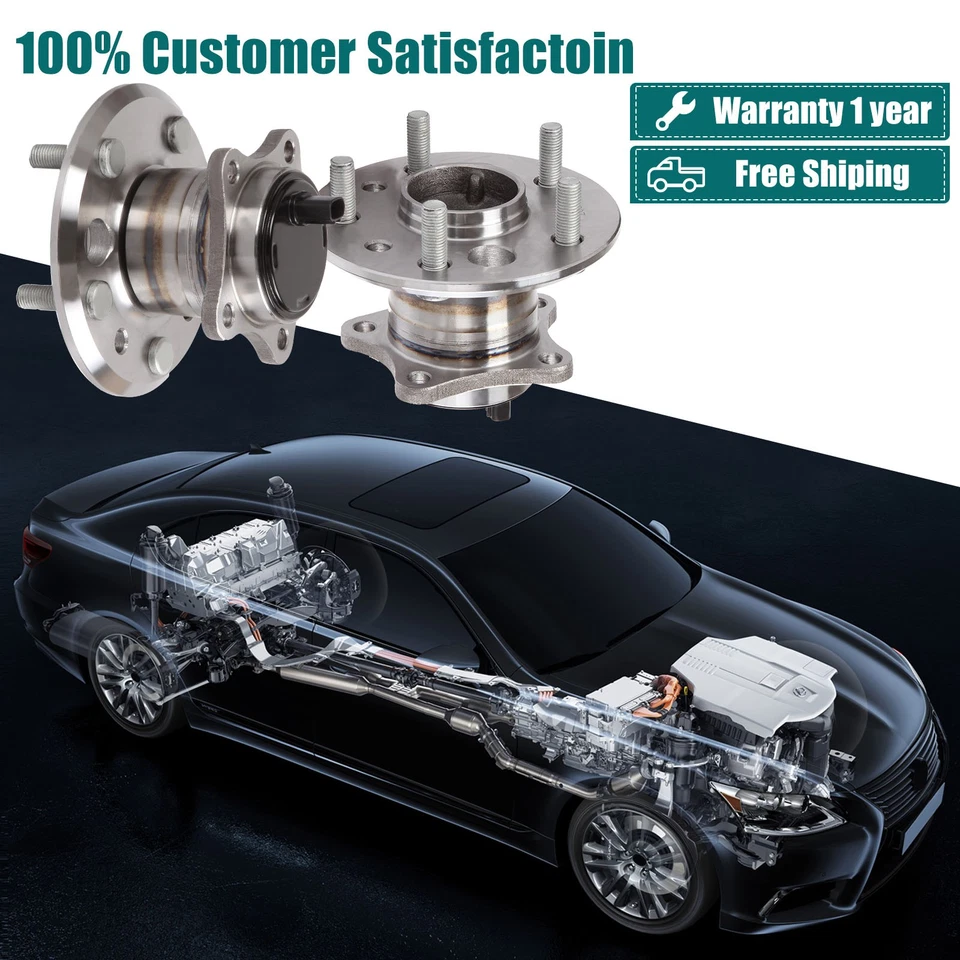 Juego de cojinetes de rueda y buje trasero para Toyota Avalon 2005-2012 Toyota Camry 2002-2011 Foto 2 de 4