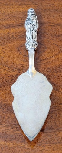 Servidor de pastel/pastel de Papá Noel del Viejo Mundo Goldinger Silver Gallery de colección en caja - Imagen 3 de 22