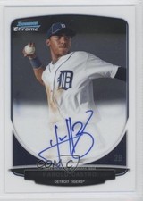 2013 Bowman Chrome Prospects Auto Harold Castro #BCA-HC Auto 2z2