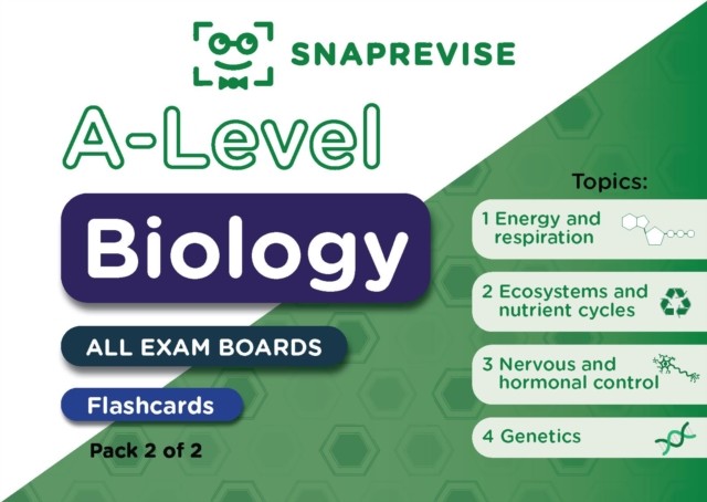 A-Level Biology Flashcards Pack 2 Snaprevise - Image 2