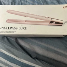 Single Pass Box Hair, Straightener, And Styling Iron