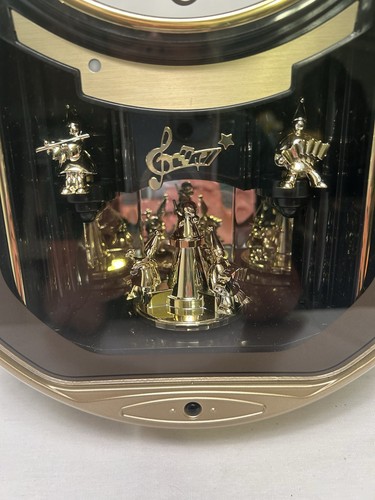 Seiko Melodies In Motion Musical Oval Wall Clock Tested/ Works QXM329NRH - Picture 2 of 11