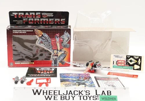 Swoop 100% Complete W/BOX & INSERT 1985 Vintage Hasbro G1 Transformers Figure