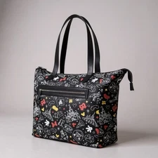 Official Disney Parks Mickey & Minnie Mouse Tote bag featuring Magic Kingdom