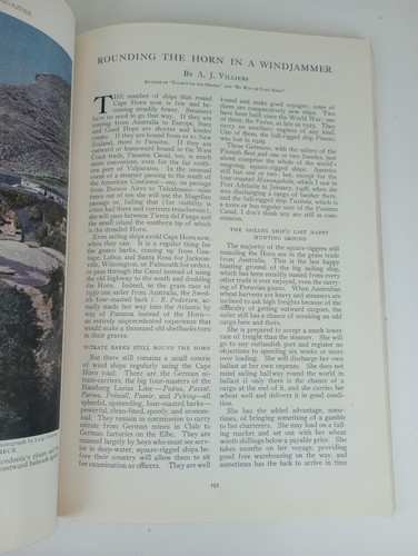 National Geographic 1931 Albania Europe's New Kingdom -Cape Horn In A Windjammer - Picture 5 of 13