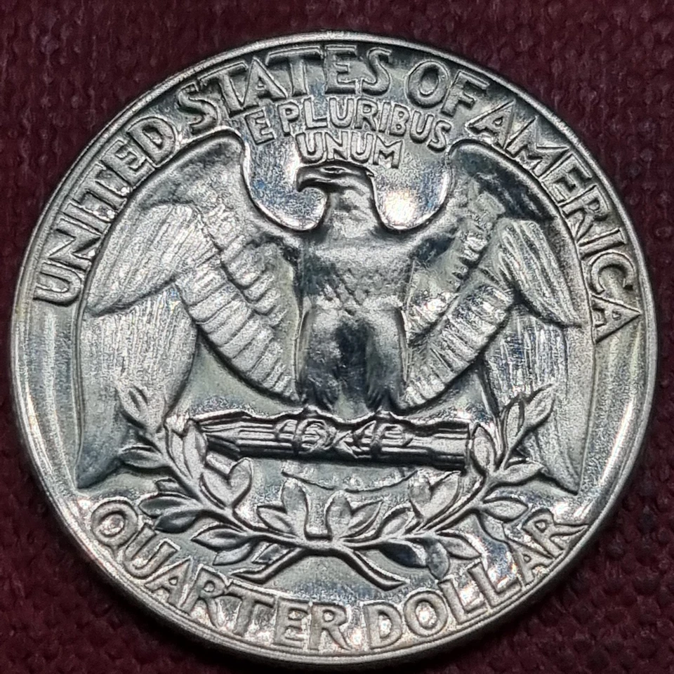 1942 Washington Quarter 25c Silver PROOF Cameo High Grade #95042 - Image 2 of 2