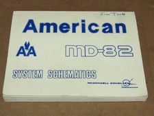 American Airlines AA MD-82 book System Schematics McDonnell Douglas aviation