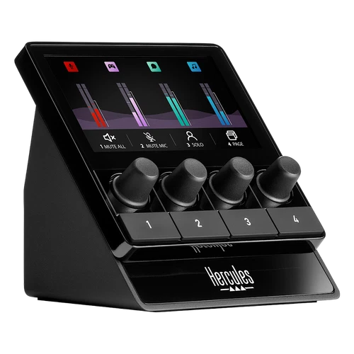 Hercules Stream 100 – Lecteur de streaming avancé pour PC avec commandes personn