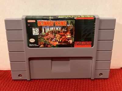 Super Nintendo SNES Donkey Kong Country Game Cartridge