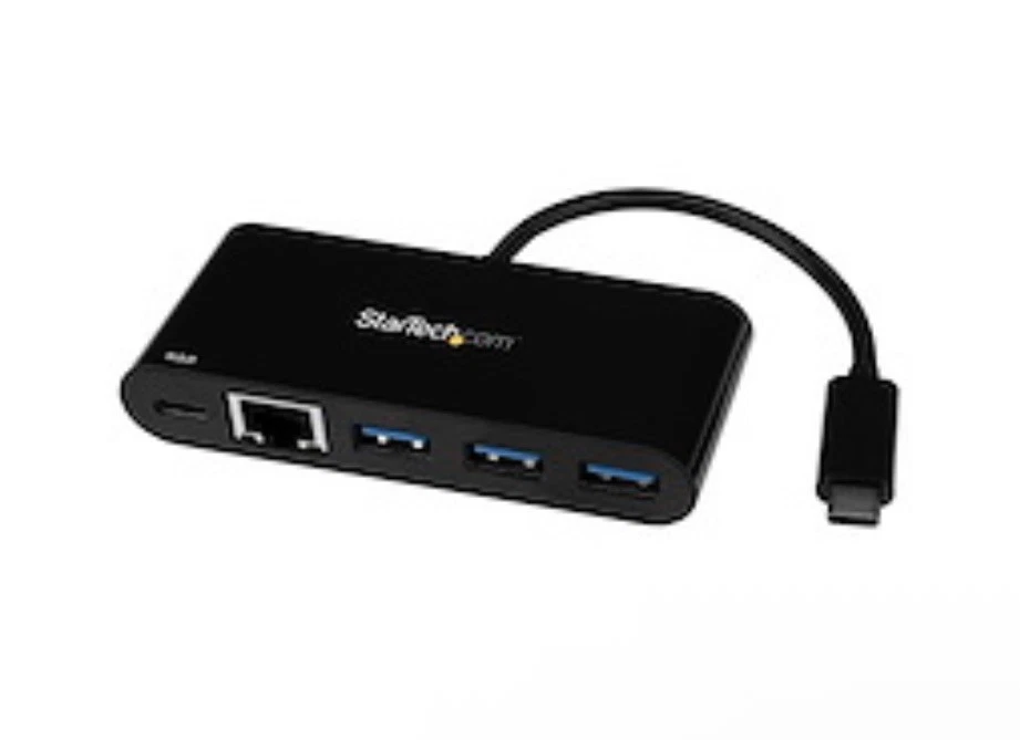 Startech 3 PORT USB HUB TO USB-C 5GBPS WITH GBE AND PD HB30C3AGEPD - Image 2 of 2