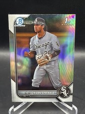 Jordan Sprinkle 2022 1st Bowman Draft Chrome Refractor #BDC-183 - White Sox