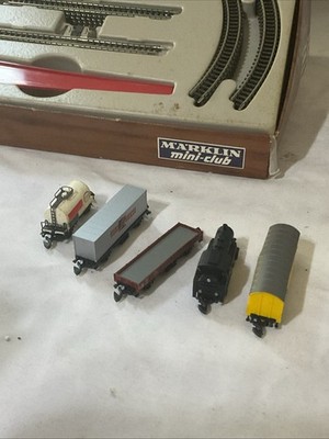 Marklin Mini-Club 8900 Train Set w/ Steam Locomotive and Freight