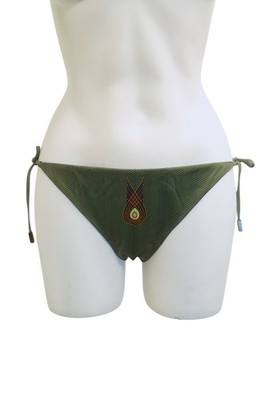 Vilebrequin Bikinihose / Damen / Blau/Gelb Streifen Symbol / UVP 100£