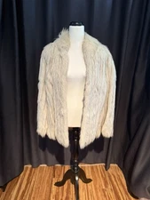 Luxury Saga Fox Genuine Blue Fox Fur - Size S