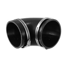 102mm 4" ID 90 Degree Silicone Reducer Hose Set Silicone Hose 4" (102mm) Black