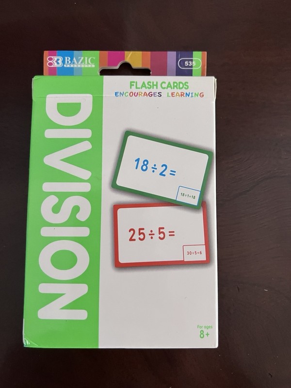División Flash Cards