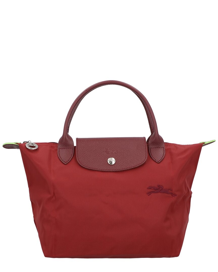LONGCHAMP Le Pliage 赤 バッグ Longchamp Le Pliage Green Small Canvas Handbag Women's Red | eBay