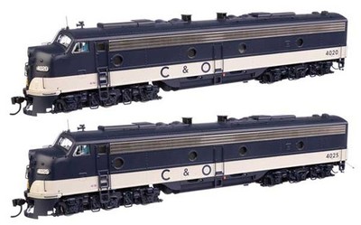 Walthers Proto 920-49910 HO E8 A-A C&O #4020/4025