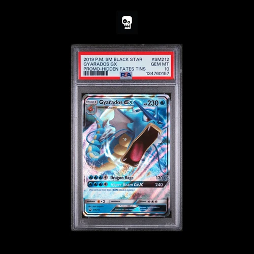 PSA 10 Gyarados GX SM212 Hidden Fates Black Star Promo