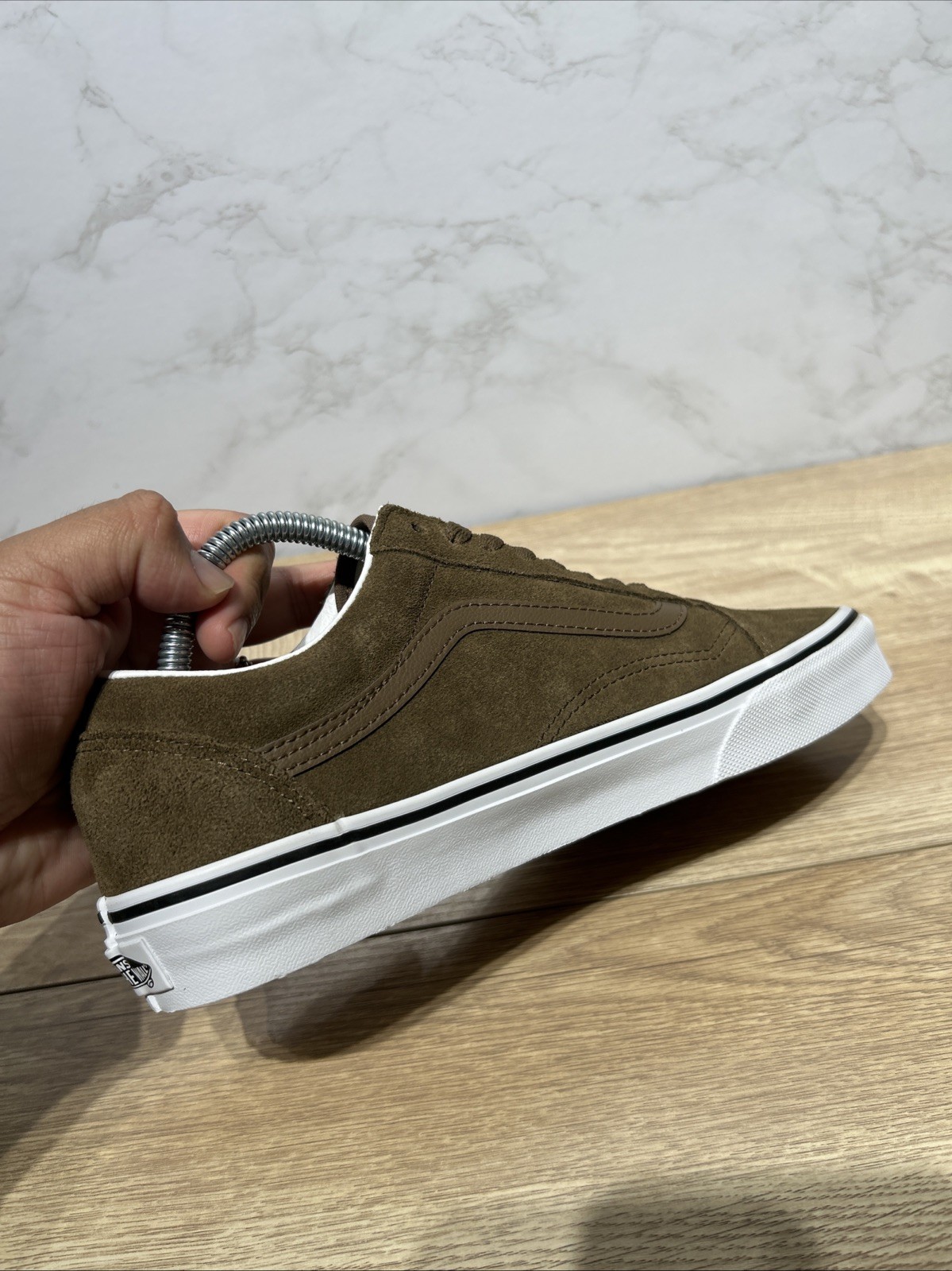 Vans Old Skool Sepia Orange Low Top Skate Sneakers VN000E9T0E0 Sz 7.5 New thumbnail 10