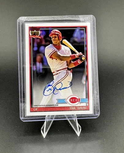 2026 Topps Series 1 Eric Davis 1991 Topps Baseball Autographs (RAW)