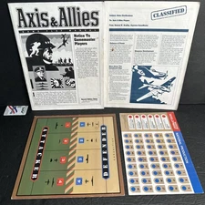 Axis Allies Spring 1942 Replacement Rules Directions Manual Charts Attack