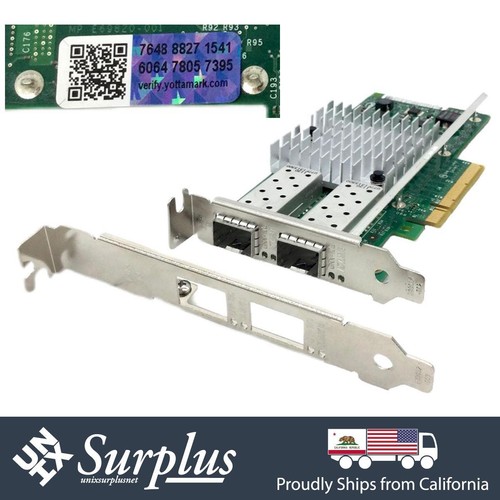 10GB SFP+ Dual Port X520-DA2 Intel NIC Adapter USA Yottamark Holo or Supermicro - Picture 6 of 7