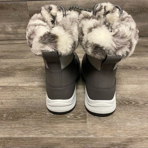 UGG Damengröße 6 Zaylee Leopard anthrazit wasserdicht Schneestiefel NEU - Bild 5 von 11