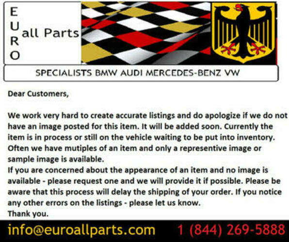 1) DD-6 BMW 1129806 OEM 11811129806 (USED) ENGINE MOUNT W- GROUND STRAP RIGHT