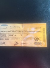 Ticket Boxing : Mistrzostwa Świata Półciężkie : Sven Ottke - Thomas Tate ; 01.06.2002