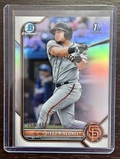2022 1st Bowman Chrome Refractor Diego Rincones /499 BCP-65 SF Giants