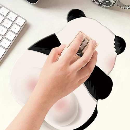 Pink Butt Panda Mouse Pad Hand Wrist Pad Girls Cute Anti-slip Computer Office