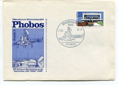 1989 Magdeburg Phobos International Multipurpose Project GDR Contribution LIMA FRIGATE
