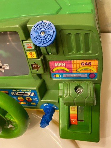 Dashboard Playmates Tortue Ninja Party Wagon tableau de bord TMNT vintage - Imagen 12 de 24