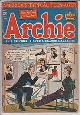 Archie Comics #20 G/VG