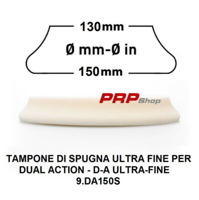Polierpuffer aus Schwamm Ø 130/150 mm WEISS Rupes 9.DA150S ULTRAFINE Bia