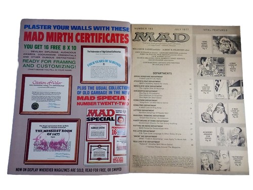 Vintage MAD Magazine #192 King Kong - Picture 3 of 8