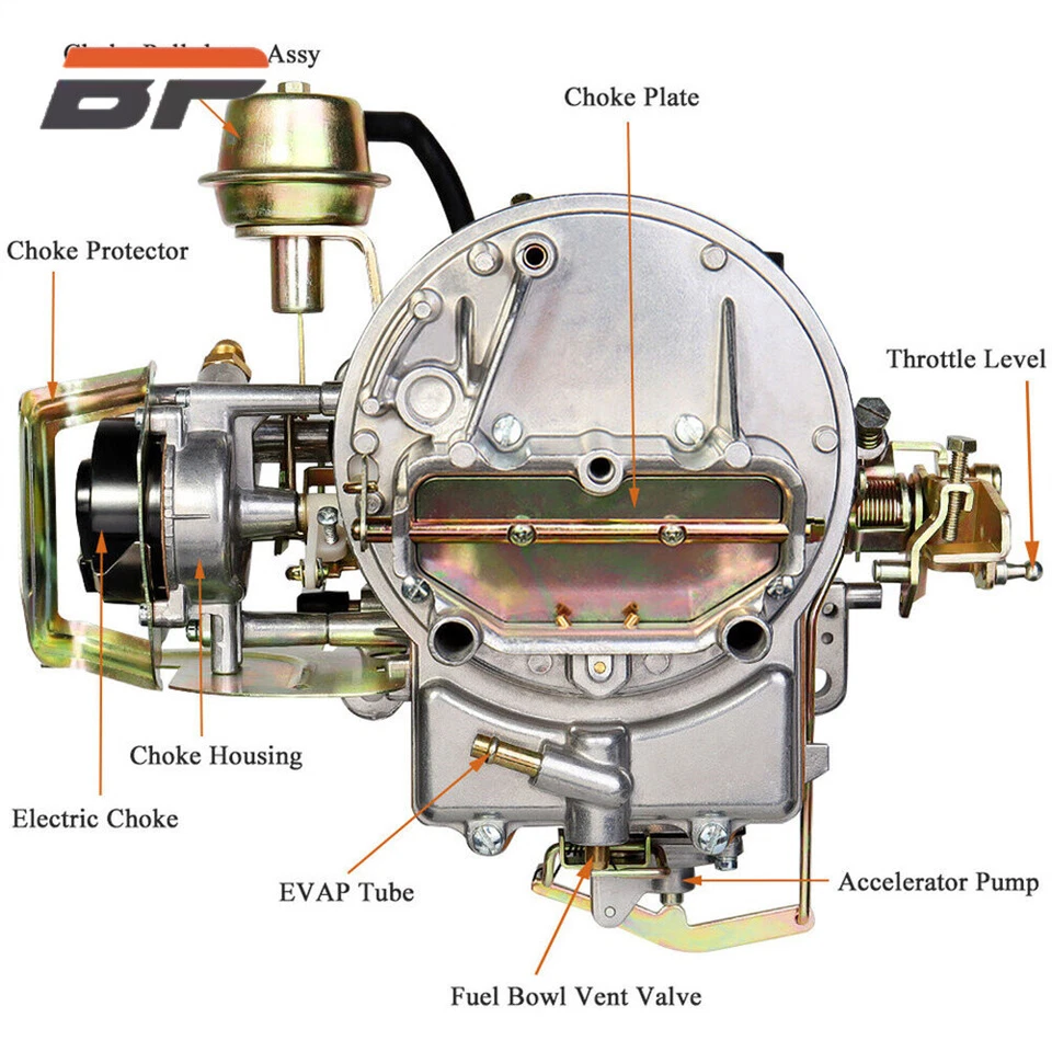 2 Barrel Carburetor For Ford F150 F250 F350 1964-1979 Engine 289 302 351 360 CU - Imagem 4 de 4